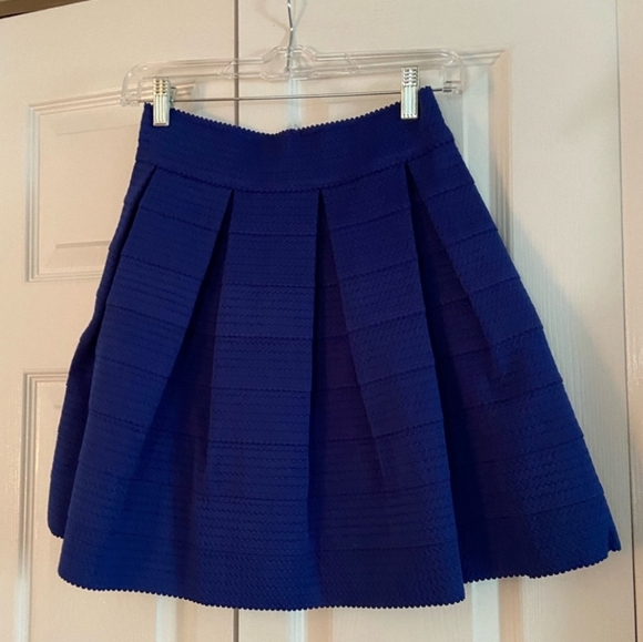 Express Dresses & Skirts - Express Structured Blue Skirt
